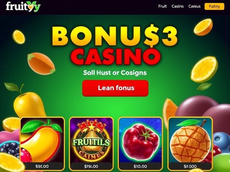 Explore the world of fruity casino games at the leading online slots and gambling resource. Find expert reviews, strategies, bonus offers, and news on fruit-themed slots and casino gambling.